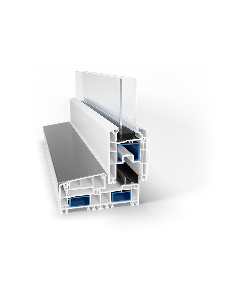 Puerta corredera de PVC Smart Slide - Ventanas Paladio